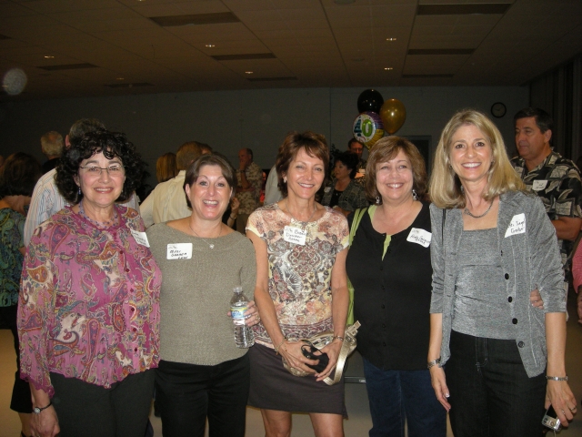 Diane Dubinsky Esbrook, Mitzi Garber Leon, Bonnie Dansker Rosen, Hinda Gornick Stone, Patti Siegel Garber